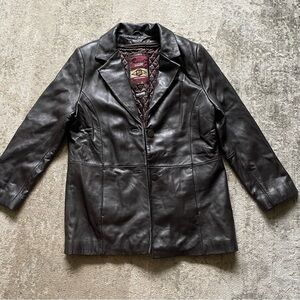 Reed Sportswear Brown Leather Jacket